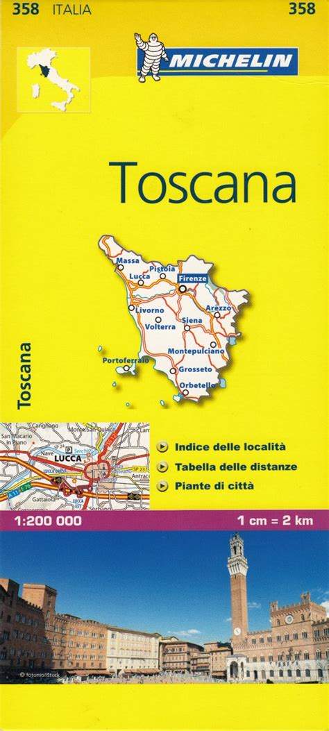 MICHELIN Italy map .